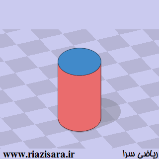 مساحت جانبی استوانه